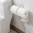 Настенный держатель клеящийся для туалетной бумаги и бумажных полотенец, 27 см - 2 шт