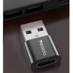 Переходник USB- Type C Yesido GS09