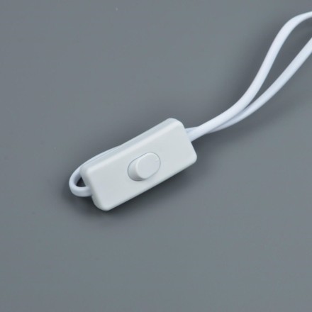 Uniel Ucx-pt2/l10-300/b white 1 sticker провод для подключения светильника uli-p* к сети 220в. 300 см, 2 контакта, с кнопкой включения
