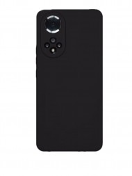 Чехол силиконовый для Huawei Honor 50 c защитой камеры, черный