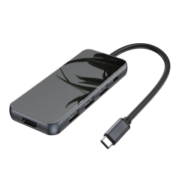 USB HUB концентратор  5 в 1  HDMI - 3X USB 3.0 - Type C