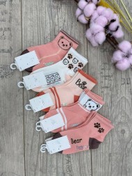 Комплект детских хлопковых разноцветных носков, 2 пары (2-4года )