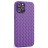 Чехол плетеный силиконовый для iPhone 13 Pro, фиолетовый