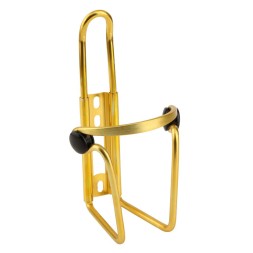Флягодержатель велосипедный алюминиевый с фиксатором, золотой