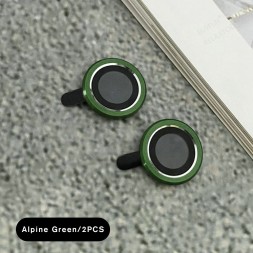 Защитное стекло линзы для камеры iPhone 13, зеленый