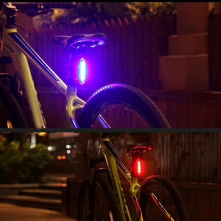 Велосипедный задний фонарь USB