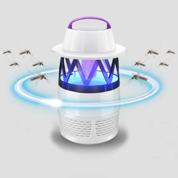Лампа ловушка для комаров, белая