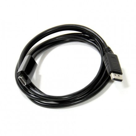 Кабель-адаптер DisplayPort-M на HDMI-M 150 см, черный