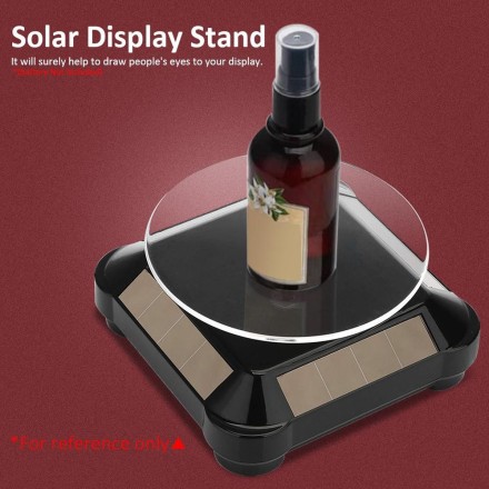 Вращающаяся подставка на солнечной батарее на солнечной энергии, подставка для ювелирных изделий, подставка для телефона