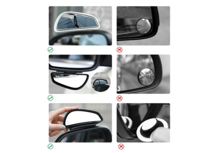 Вспомогательное зеркало заднего вида автомобиля Baseus Large View Reversing Auxiliary Mirror