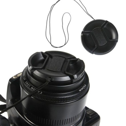 Крышка объектива камеры 43 мм для Canon Nikon Sony Olypums Fuji Lumix - 2шт