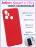Чехол силиконовый для Infinix Smart 6 Plus, красный
