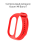 Силиконовый ремешок для фитнес-браслета Xiaomi Mi Band 7 (красный)