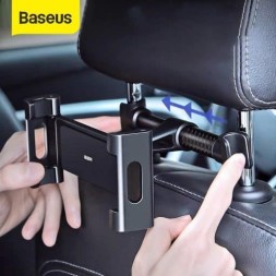 Автомобильный держатель для телефона и планшета Baseus на заднем сиденье подходит для размеров от 4,7 до 12,9 дюймов.