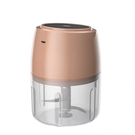 Кухонный электрический измельчитель-блендер Release Hands One-click Garlic с USB зарядкой, розовый