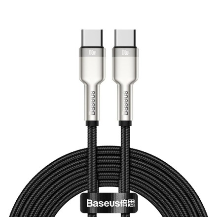 Кабель Baseus Cafule Series Metal Data Cable Type-C to Type-C 100W 2 метра