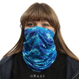 Ветрозащитная маска, размер универсальный, синий пиксель