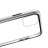 Магнитный стеклянный чехол с металлическим бампером для iPhone 11 Pro, X, XS, серебро