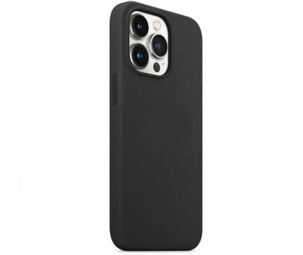 Чехол-накладка Silicone для Apple iPhone 13 Pro, черный