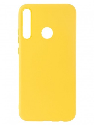 Чехол силиконовый для Huawei P40 Lite E, желтый