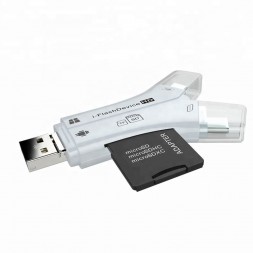 Многофункциональный флэш-накопитель 4 в 1 USB C Micro TF/SD кардридер для iPhone iPad Macbook Android
