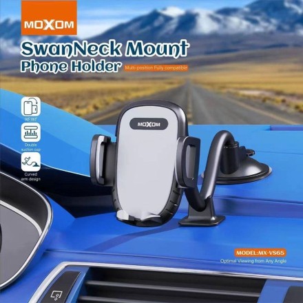 Автомобильный держатель для телефона на торпеду или лобовое стекло Moxom MX-VS65