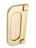 Металлическая ручка для скрытого монтажа шкафов двери тумбочек золото - 2шт