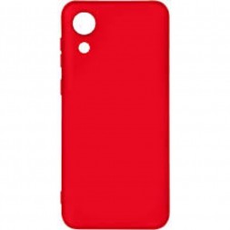 Чехол силиконовый для Samsung A03 Core, красный