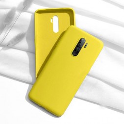Чехол силиконовый для Xiaomi Redmi Note 8, жёлтый