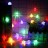 Гирлянда уличная светодиодная нить 10 метров, 100 разноцветных диодов