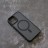 Чехол для iPhone 12/12 Pro матовый черный с поддержкой Magsafe