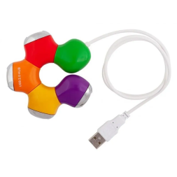 Разветвитель Hub USB 2.0 на 4 выхода - цветок