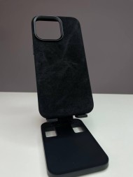 Чехол для iPhone 15 Pro Max тканевый, черный