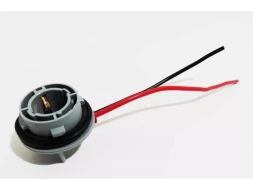 Патрон 1 контактной лампы с цоколем (в сборе с проводами 0.50 мм кв.) - 2 шт