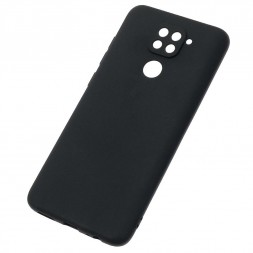 Чехол силиконовый для Xiaomi Redmi Note 9, чёрный