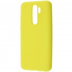 Чехол силиконовый для Xiaomi Redmi Note 8 Pro, жёлтый