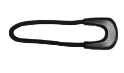 Пуллер для бегунка со шнурком/ арт.17/ цв.черный 330/ дл.63мм - 20 шт