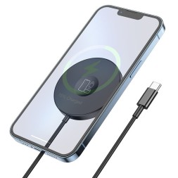 Беспроводное зарядное устройство магнитное для iPhone и Airpods Hoco CW41