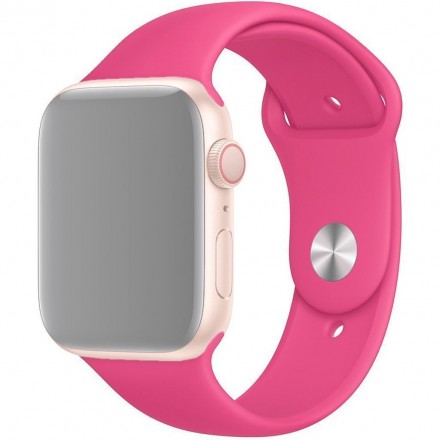 Ремешок силиконовый для Apple Watch 38mm/40mm/41mm, розовый