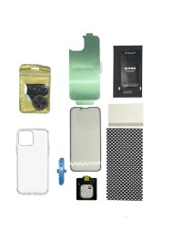 Набор для защиты iPhone 14 (чехол, стекла, аксессуары)