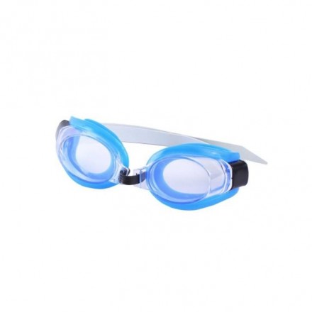 Очки для бассейна плавательные с берушами для плавания, голубые