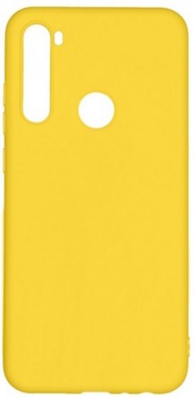 Чехол силиконовый для Xiaomi Redmi Note 8T, жёлтый