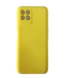 Чехол силиконовый для Realme 8i, лимонный