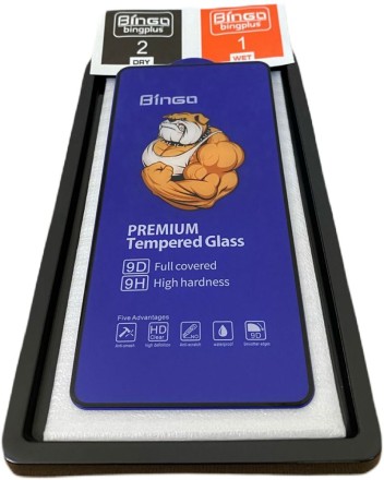 Защитное стекло на полный экран с олеофобным покрытием Bingo для Xiaomi Redmi Note 11, черный
