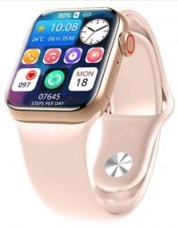 Умные часы Smart Watch M7 45 мм, розовое золото