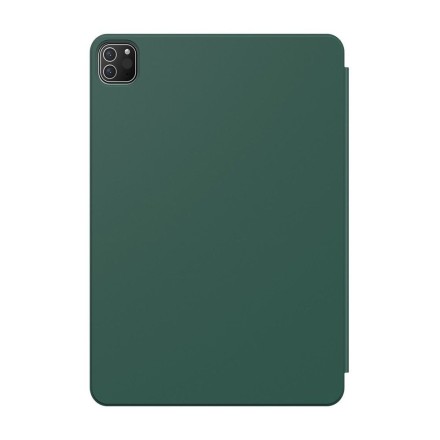 Чехол книжка для iPad Pro 12.9 2018-20-21, темно-зеленый
