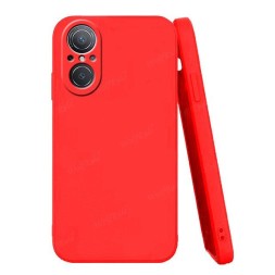 Чехол бархатный Silicone Cover для Huawei Nova 9SE, красный