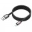 Кабель USB на Lightning BU33, черный с цветной подсветкой
