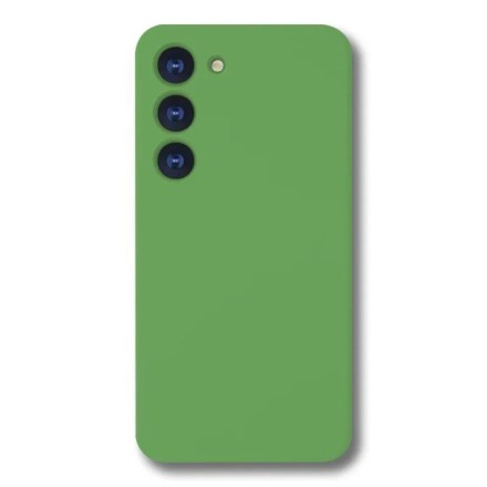 Чехол силиконовый для Samsung Galaxy S23 Plus, зеленый