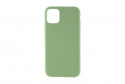 Чехол силиконовый для iPhone 11, оливковый
